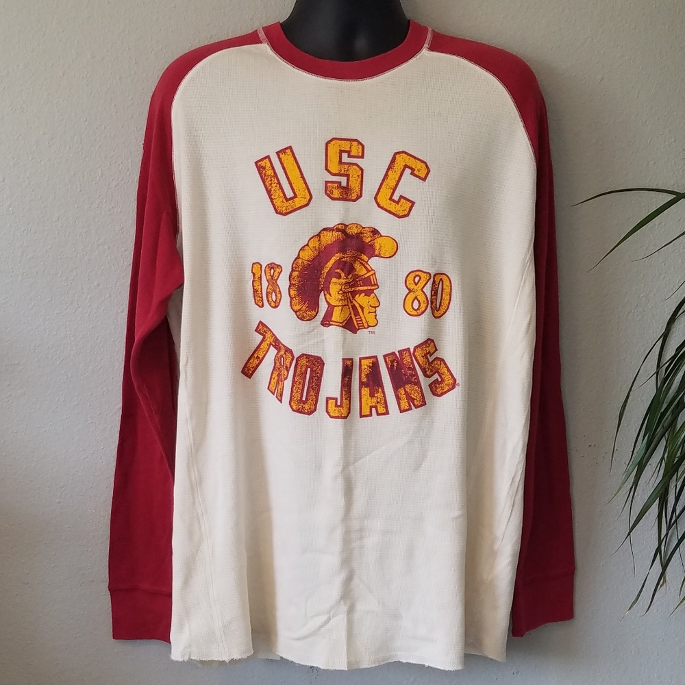 USC Waffle Thermal Raglan Shirt